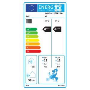 Tepelné čerpadlo - PANASONIC AQUAREA (7,0 kW) High Performance Séria KWH-SDC0307K3E5+WH-UDZ07KE5   - energetický štítok